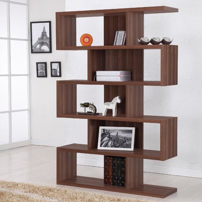 Marcel Bookcase/Display Stand in Matte Walnut On Sale