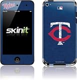 Skinit Minnesota Twins - Solid Distressed Vinyl Skin for iPod Touch (4th Gen)