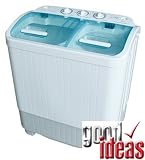 top 10 best selling washing and drying machines - Portable Mini Twin Tub Washing Machine with Spin Dryer (889-658) Free Wash Balls image 5