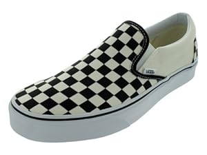 Vans Classic Slip-On - Black / White-Checkerboard, 12 D US