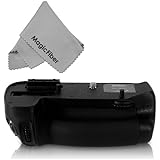 Vivitar MB-D15 Battery Grip for Nikon D7100 DSLR Camera (Nikon MB-D15 Replacement) + MagicFiber Microfiber Lens Cleaning Cloth