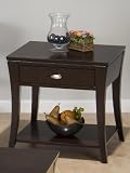 Jofran 629 Series End Table in Manhattan Espresso