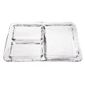 Glass 3-Compartment Tray