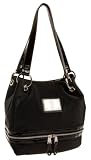 Tignanello Tech Bottom Zip Shopper,Black,one size
