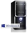 CSL Sprint 5772W8 inkl. Windows 8.1 - AMD A8-6600K APU 4x 3900MHz, 8GB RAM, 1000GB HDD, Radeon HD 8570D, DVD, USB 3.0 by CSL-Computer