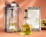 "Olive You!" Glass LOVE Oil Bottle in Signature Tuscan Box