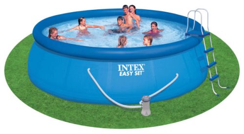 15x48 Easy set Pool w/ filter pump, ground cloth, pool cover, ladder, surface skimmer, maintenance kit & instruction d