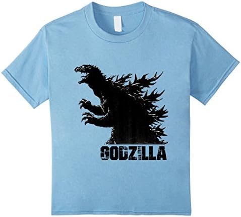 Kids God-zilla Shirt- God-zilla T shirt- Men Women &amp; Youth 4 Baby Blue