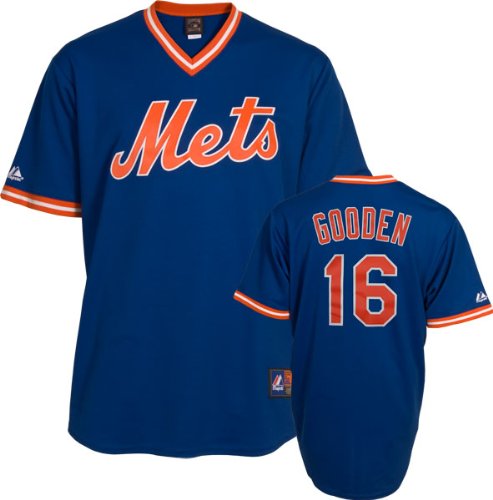Dwight Gooden New York Mets Royal Cooperstown Replica Jersey
