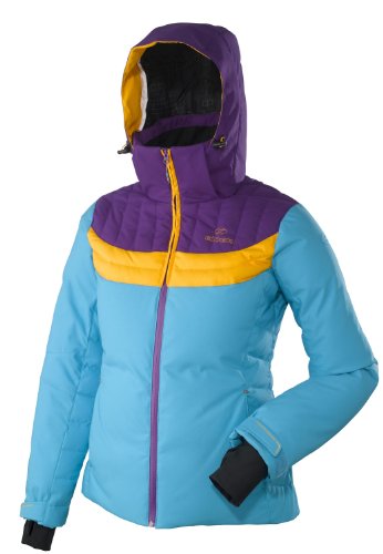 Eider Damen Daunenjacke ELDORA, hawaiblue/ult purp/sun, 38