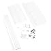 Rubbermaid 3D11 FastTrack FreeSlide 5-to 8-Foot Expandable Wardrobe Organizer, White