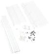 Rubbermaid 3D11 FastTrack FreeSlide 5-to 8-Foot Expandable Wardrobe Organizer, White