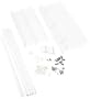 Rubbermaid 3D11 FastTrack FreeSlide 5-to 8-Foot Expandable Wardrobe Organizer, White
