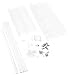Rubbermaid 3D11 FastTrack FreeSlide 5-to 8-Foot Expandable Wardrobe Organizer, White