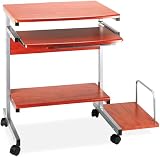 Tiffany Industries 946MEC Portrait Mobile PC Workstation, 36-1/2w x 28-1/2d x 30h, Med Cherry Laminate Top