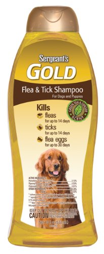 Sergeant's Gold Flea and Tick Shampoo Dog 18-Ounce