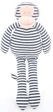 Review Alimrose  / Alimrose Musical Monkey Toy - Navy & White Stripe