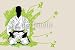 Wallmonkeys Peel and Stick Wall Decals - Karate Man - Removable Graphic