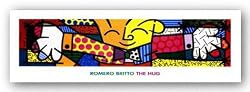 The Hug by Romero Britto 13"x56" Art Print Poster