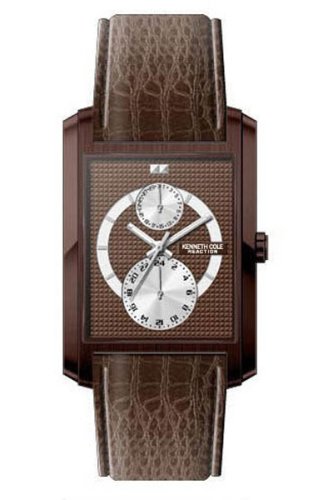 Kenneth Cole New York Men's Multi Function Brown Leather Watch#KC1463