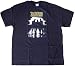 THE METEORS - Wreckin' Crew - Black T-shirt