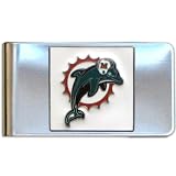 NFL Miami Dolphins Steel Money Clip
