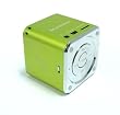 MusicMan TXX3529 Mini Soundstation (MP3 Player, Stereo Lautsprecher, Line In Funktion, SD/microSD Kartenslot) gr�n