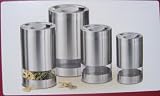 Tramontina 4 Piece Canister Set With See through Glass Window