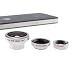41wzBsoQG6L. AA75  Fish Eye Lens Wide Macro Lens for Apple iPad iPhone 4 and Camera Phones with Special Rings NOT Cover the Camera Flash