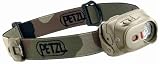 Petzl TacTikka XP Powerful Head Torch in Camo - coloured (red, green, blue) and transparent Wide Angle lenses included