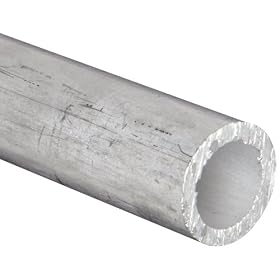 Aluminum 6061-T6 Drawn Tube 1.25" x 0.125" x 1" Cut to 12"