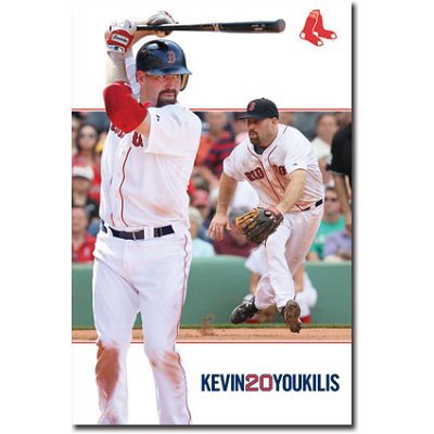 (22x34) Boston Red Sox Kevin Youkilis Sports Poster
