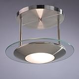 Chrome Semi Flush Ceiling Light
