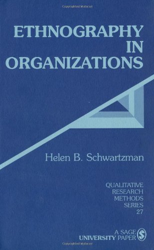 Textbook Cover for Ethnography in Organizations