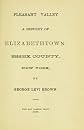 Pleasant Valley : a History of Elizabethtown, Essex County, New York