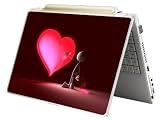 Bundle Monster Laptop Notebook Skin Sticker Cover Art Decal – 12″ 14″ 15″ 17″ – Fit HP Dell Asus Compaq – Clean Heart