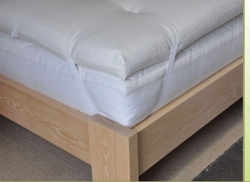 5cms (2 inch) Deep DOUBLE Size Memory Foam Mattress Topper With Open Cell Construction -***Now Includes A Fitted Anti- Bacterial Cover With Elasticated Straps*** By 