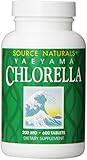 Source Naturals Yaeyama Chlorella, 200mg, 600 Tablets (Pack of 2)