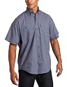 Key Industries Men's Big-Tall Short Sleeve Button Down Wrinkle Resist Canvas Shirt