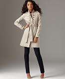 DKNY Jeans Petite Coat, Military Trench
