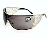 Mont Blanc Sunglasses - MB184S F80 Metal - Rhinestones Silver Grey