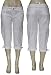 GRASS JEANS Stretch Cropped Cargo Pants