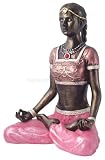 Yoga Girl Sculpture - Lotus Pose - Yoga Instructions & Descriptions Included