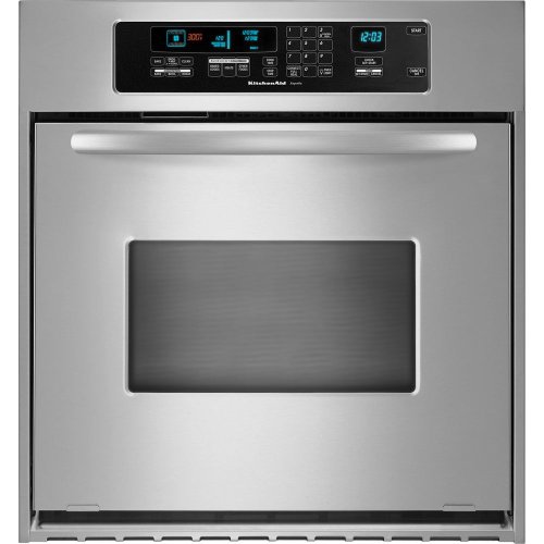KitchenAid KEBC147VSS 24in Single Wall Oven - Stainless Steel