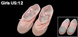 Como Soft Pink Girls' Dancing Dance Ballet Shoes Size 12