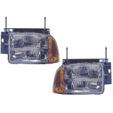 95-97 Chevy Blazer Replacement Headlight Assembly (Composite Type) - 1-Pair by Eagle Eye Lights