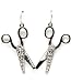 Scissors Hair Stylist Hair Dresser Earrings - Silver