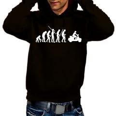 Scooter evolution Roller Scooterist - Sweatshirt mit Kapuze - Hoodie S M L XL XXL XXXL