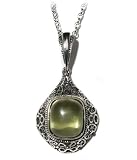 Sterling Silver Caribbean Amber Filigree Pendant