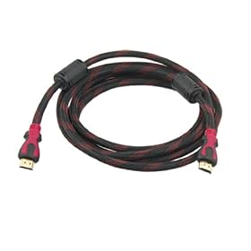 Gino Black Red 2.9M 19 Pin Male To Male HDMI PC HDTV Cable